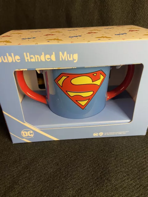 SUPERMAN Ceramic MUG Double Handed  New - DC Comics