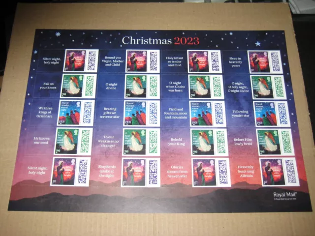 2023 Smilers / Collectors Sheet  LS158 - CHRISTMAS - Mint