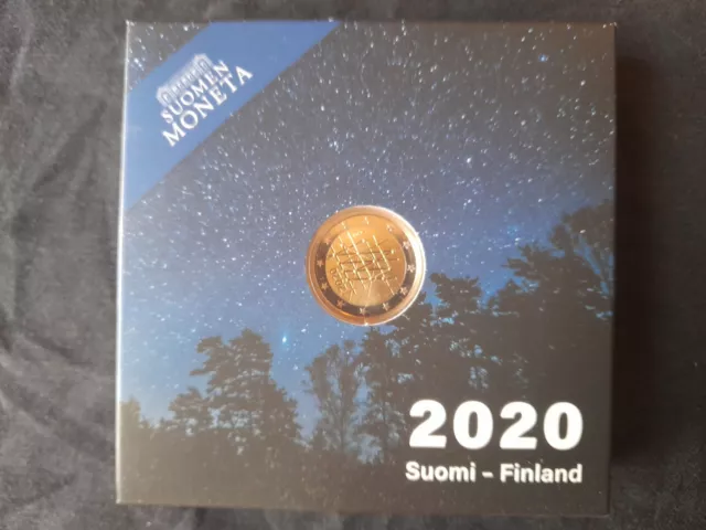 2 Euro Proof Finlande 2020 100 ans de l'Université de Turku