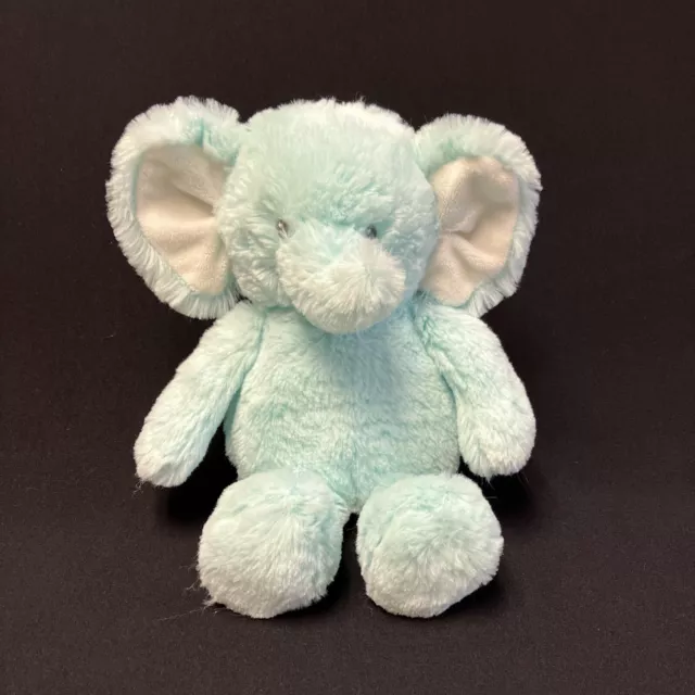 Carters Plush Elephant Aqua Blue Green Baby Stuffed Animal 67294 Toy