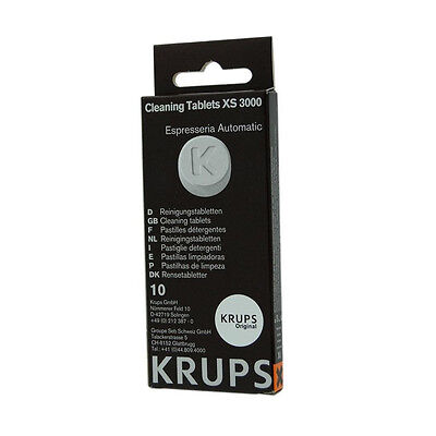 1.5g x 30 Krups XS300010 Cleaning Tablets for SEB EX6800FR Espresso Coffee Machine 