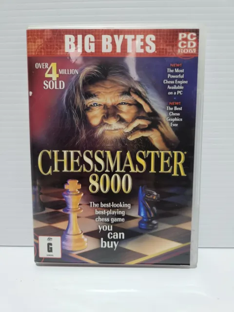 CHESSMASTER 8000 PC Game CD-ROM 2 Disc Set Vintage 2000 $9.90