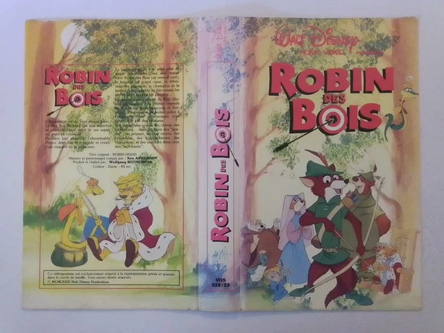 JAQUETTE VHS (SEUL) Walt Disney Robin Des Bois EUR 4,00 - PicClick FR