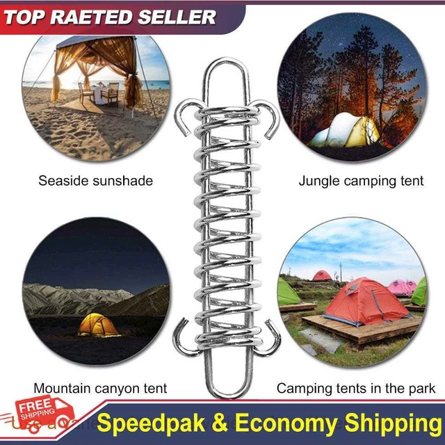 Windseil-Schnalle, für Outdoor, Camping, mit Federhaken, 5 Stück