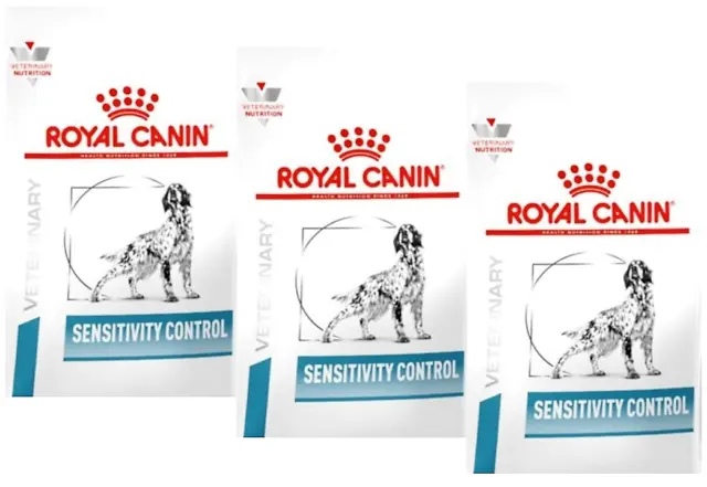 (€ 12,88 /kg)  Royal Canin Vet. Diet Canine Sensitivity Control Hund: 3 x 1,5 kg