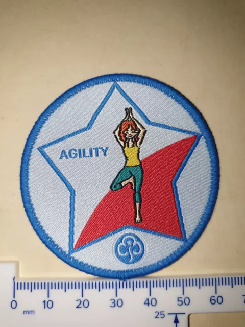 Agility Interest Badge Girl Guides GirlGuiding Obsolete star new