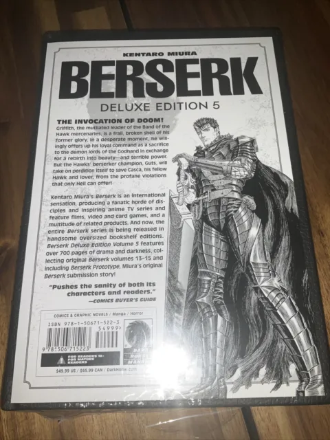 BERSERK DELUXE VOLUME 5 by Kentaro Miura, Duane Johnson (Hardcover, 2020)  EUR 35,15 - PicClick IT