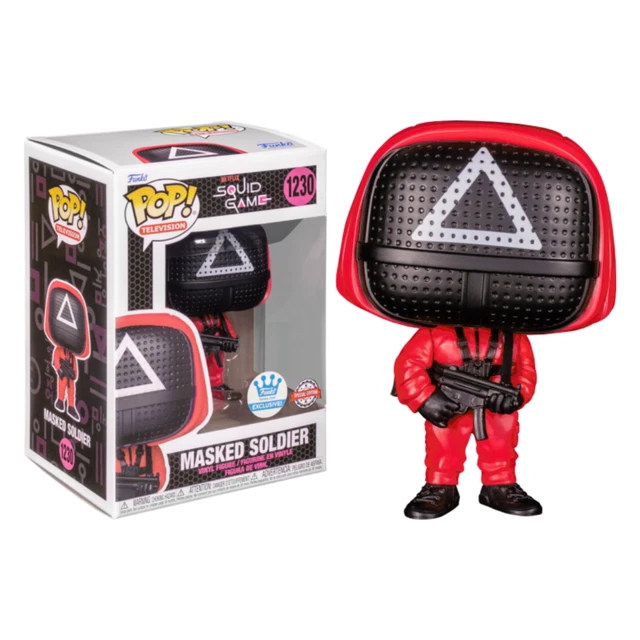 FUNKO POP MASKED Soldier Triangle 1230 Special Ed Squid Game