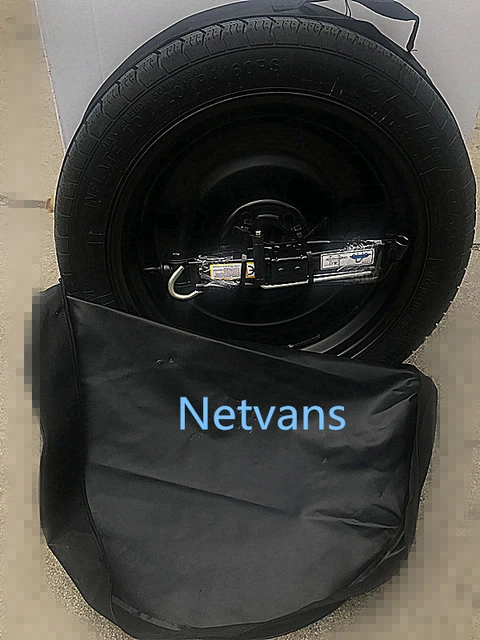 Kit Roue De Secours Galette 17" Pour SEAT Ateca - Comprend Cric, Clé Et Sac De Transport