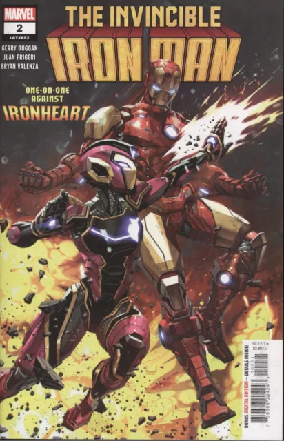 Invincible Iron Man #2 Vf/Nm Marvel Hohc 2023