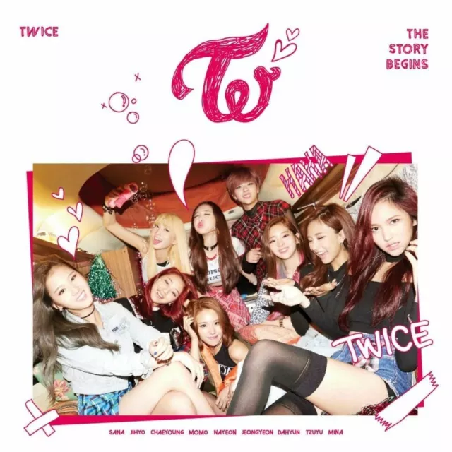 TWICE THE STORY COMMENCE 1er mini album CD + livre photo + carte 3p + guirlande + CADEAU SCELLÉ