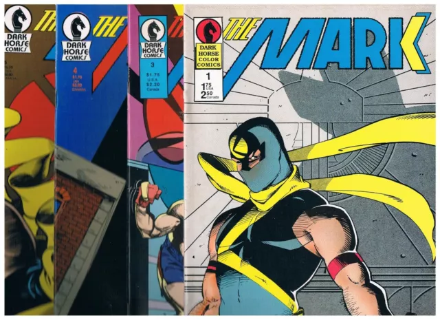 Mark #1,3,4,5, Dark Horse, Larry Stroman, Randy Stradley, VF/NM, 4 book lot y