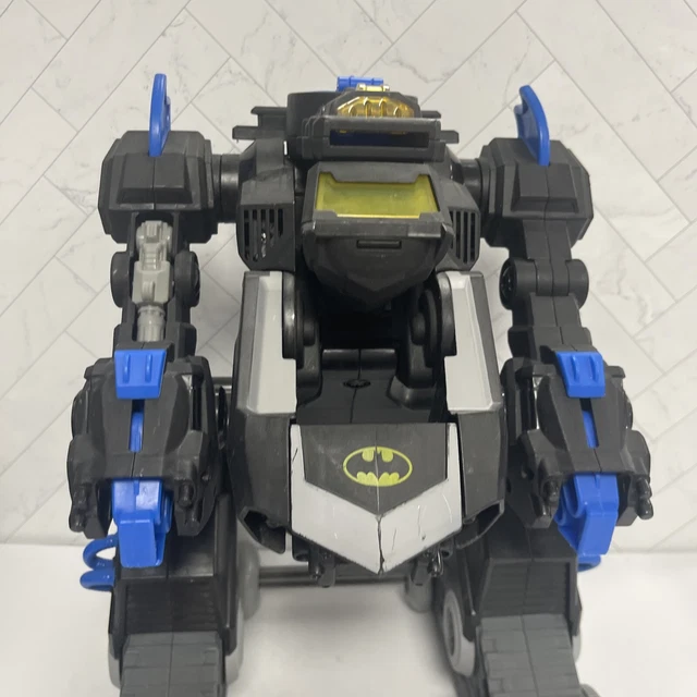 Batman Batbot FISHER PRICE IMAGINEXT Batman Batbot Transforming Robot Tank Toy No ...