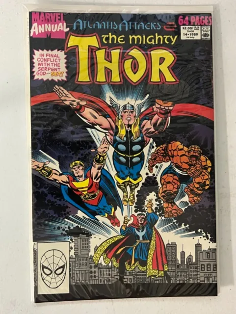 The Mighty Thor Atlantis Attacks Marvel Comics Annual 14 1989 | Combined Shippin