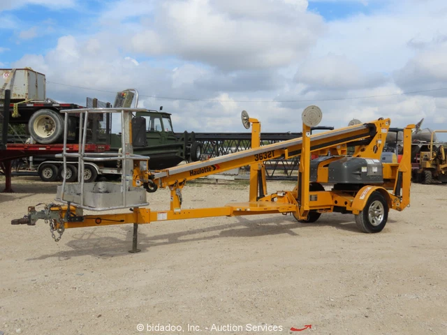 2019 Biljax 3632T 36' Electric Towable Boom Lift Man Aerial -