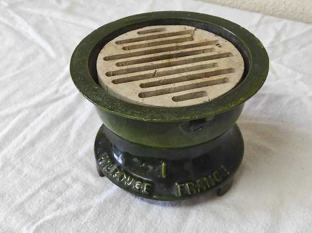 Ancien Réchaud électrique Rond Metanic – Tôle émaillée Vintage