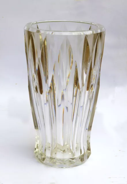 Imposant Vase En Cristal de Baccarat Signé Excellent Etat