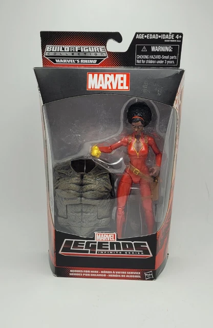 Marvel Legends MISTY KNIGHT Rhino BAF Hasbro NIB SEALED