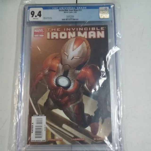 Invincible Iron Man #11 2nd Printing CGC 9.4