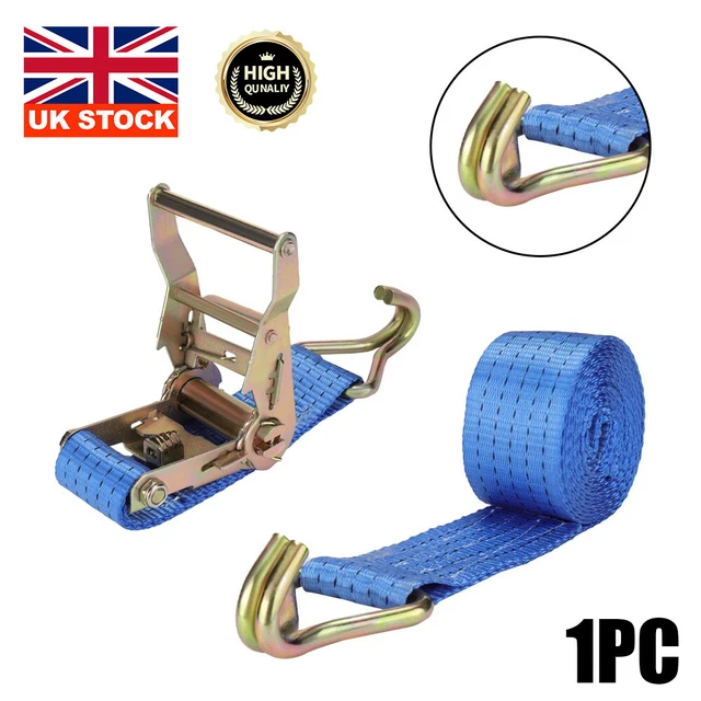 RATCHET STRAPS HEAVY Duty Tie Down 6m x 50mm Cargo Rack Load 2 tons