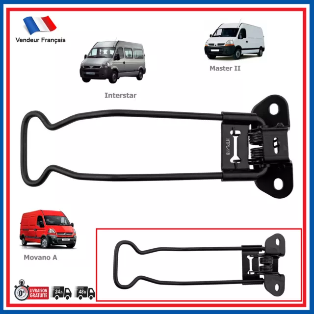 Limiteur Porte Arrière Battante Gauche=Droit pour MASTER 3 MOVANO A - 8200080175