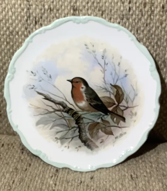 Royal Albert Collector’s Plate ROBIN The Woodland Birds Collection 21cm D