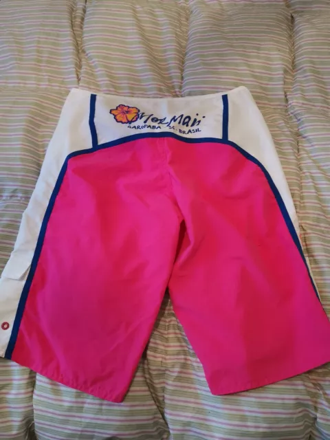 Costume Surf rosa fluo tg 40 Costumi mare Donna short bermuda pantaloncino sport