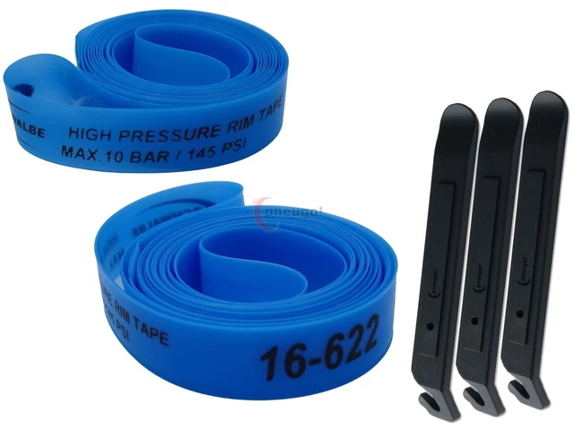 2x Schwalbe Felgenband Super HP 28 Zoll 16-622 (B: 16mm D: 622mm) +3 Reifenheber