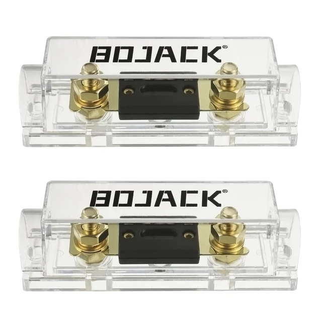 Lot De 2 Porte-Fusibles ANL À Coque Transparente 30A Et 2 Fusibles ANL 30A 32 VC