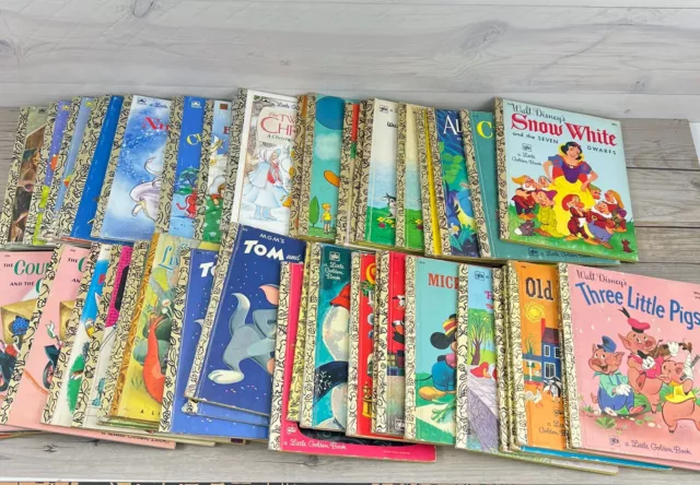 Little Golden Books You Choose Your Title, Build A Lot, Add To Your Collection
