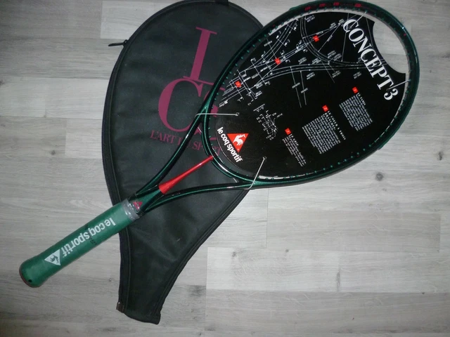 RAQUETTE TENNIS LE Coq Sportif Concept Neuve Manche 1/2 EUR