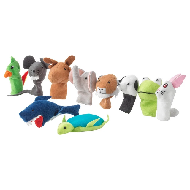 IKEA TITTA DJUR finger puppet mixed colours