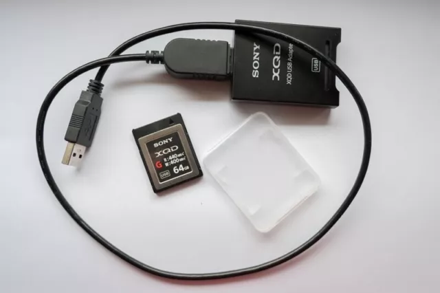 Sony XQD Speicherkarte und Lesegerät im Bundle