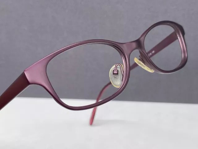 Jean Lafont Eyeglasses Frames woman Red Purple Rectangular Titan Tabou Full Rim