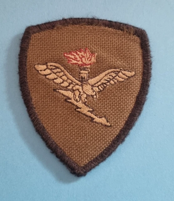 PATCH TOPPA MILITARE Ricamata 185° Reggimento Artiglieria Paracadutisti ...