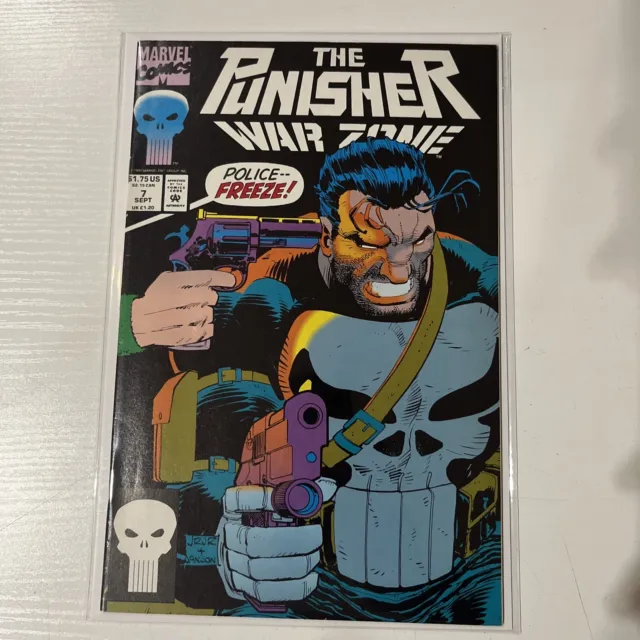 Marvel Comics The Punisher War Zone #7 Sept NM