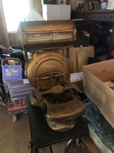 toledo scale vintage Last Patent 1921 Style 593 R No. 352382 Needs Resetting