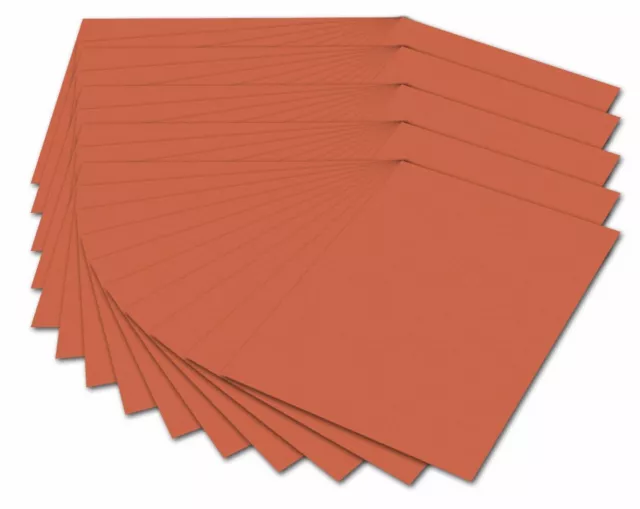 Folia 614/50 40 - Fotokarton 300 g/m², DIN A4, 50 Blatt, orange 50 Bogen Black,O