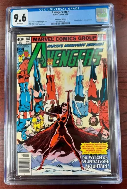 Avengers #187 CGC 9.6 WP NM+ Marvel 1979 Chthon, Mordred & Bova Appearance