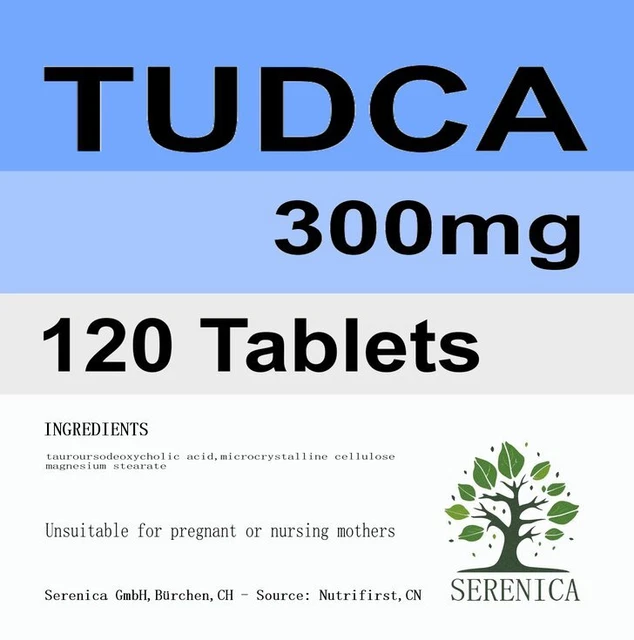 TUDCA 300mg Liver Tauroursodeoxycholic  Extra Supplement x 120 Tablets