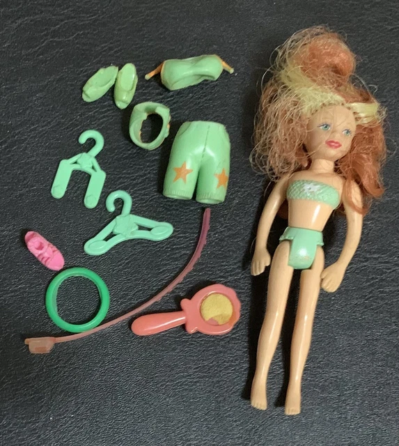 FASHION POLLY POCKET Wild Waves Sea Pet Carousel Lea Doll And