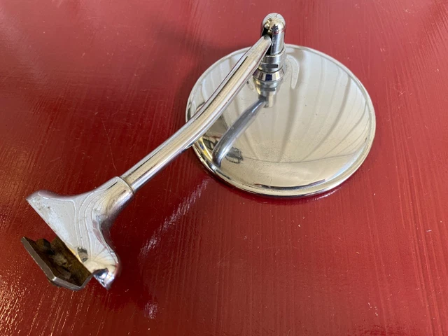 1930 's 1940 's SIDE VIEW PEEP MIRROR PILLAR MOUNT COUPE HOTROD RATROD