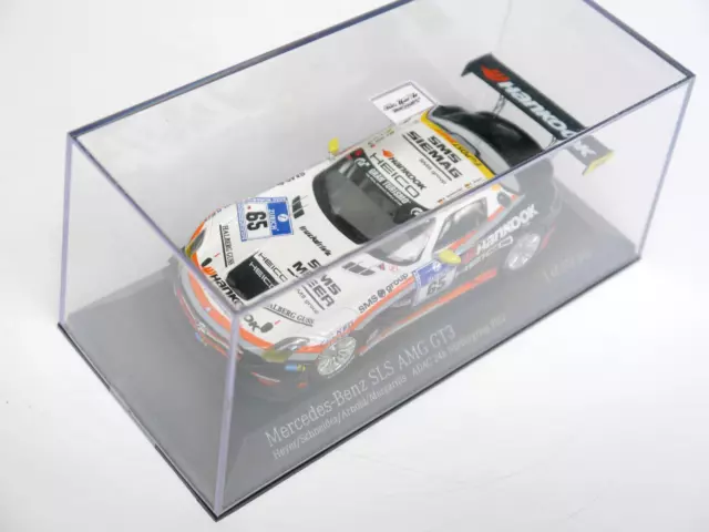 Mercedes SLS AMG GT3 ADAC 24H Nürburgring 2012 Heico 65 Minichamps 1:43 Showcase