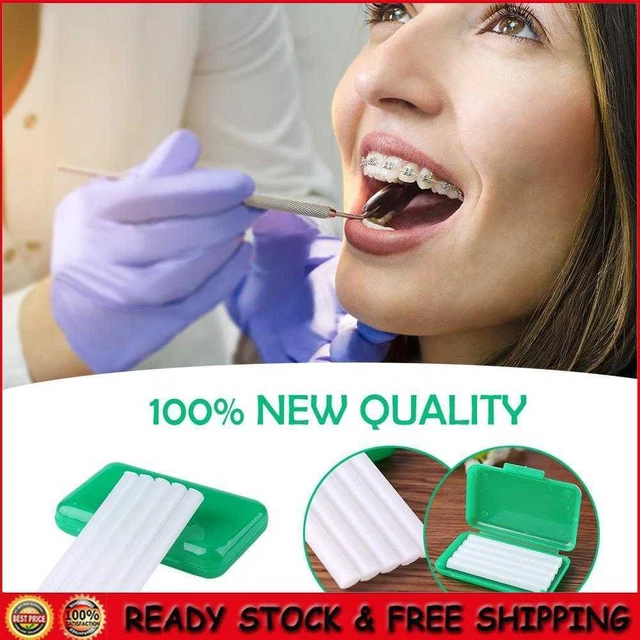 5pcs Scent Dental Orthodontics Wax Teeth Gum Braces Bracket (Watermelon)