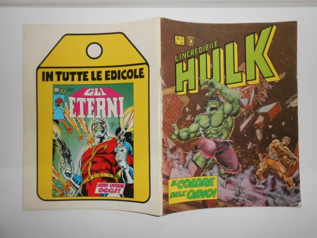 L'incredibile Hulk N°2 Il Colore Dell'odio Editoriale Corno Giugno 1980