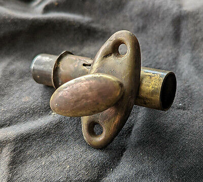 1"BACKSET Antique Vintage Old Brass Door Privacy Mortise Lock Lockset Bolt Latch