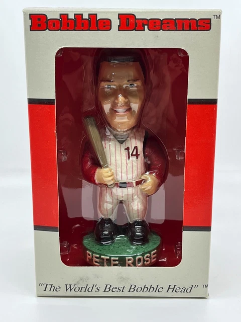 Pete Rose Cincinnati Reds Bobble Dreams Bobblehead New Pete Rose Cincinnati Reds Bobble Dreams Bobblehead New