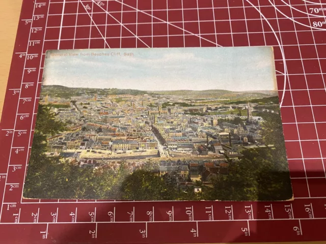 Bath General View From Beechen Cliff England UK Vintage Postcard