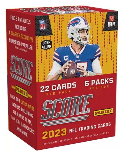 2023 SCORE FOOTBALL Base Cards Rookies & Vets (1249) Complete your