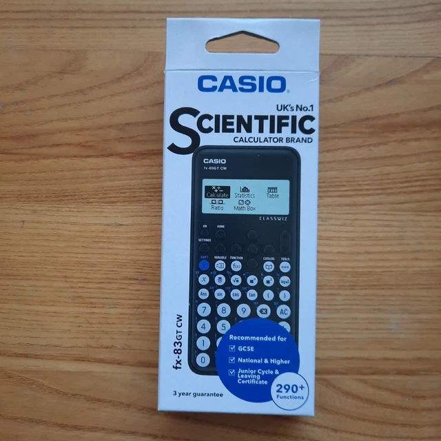 CASIO FX-83GT CW Scientific Calculator - Black. GCSE, A-Levels. BNIB £8 ...